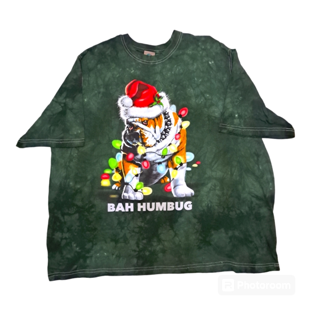 Liquid blue Bulldog Christmas Shirt